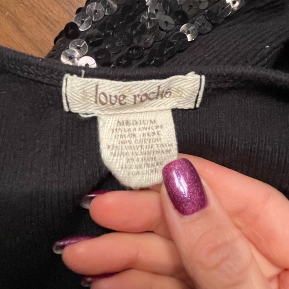 🌷Black Sequin Tank - Picture 5 of 5